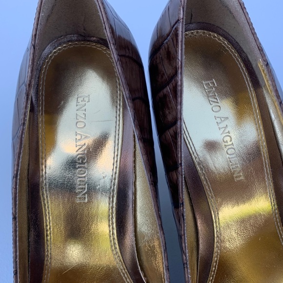 Enzo Angiolini Natia snake skin heels - Picture 6 of 10